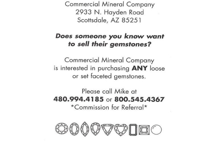 Commercial Mineral co. buying postcard